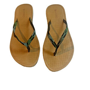 Ampeo Women's Flip Flops Comfortable Lightweight Summer Beach Quick-Dry Size 8